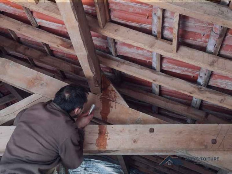 Recherche de fuite de toiture — chantier Altys Toiture Le Taillan-Médoc au Taillan-Médoc